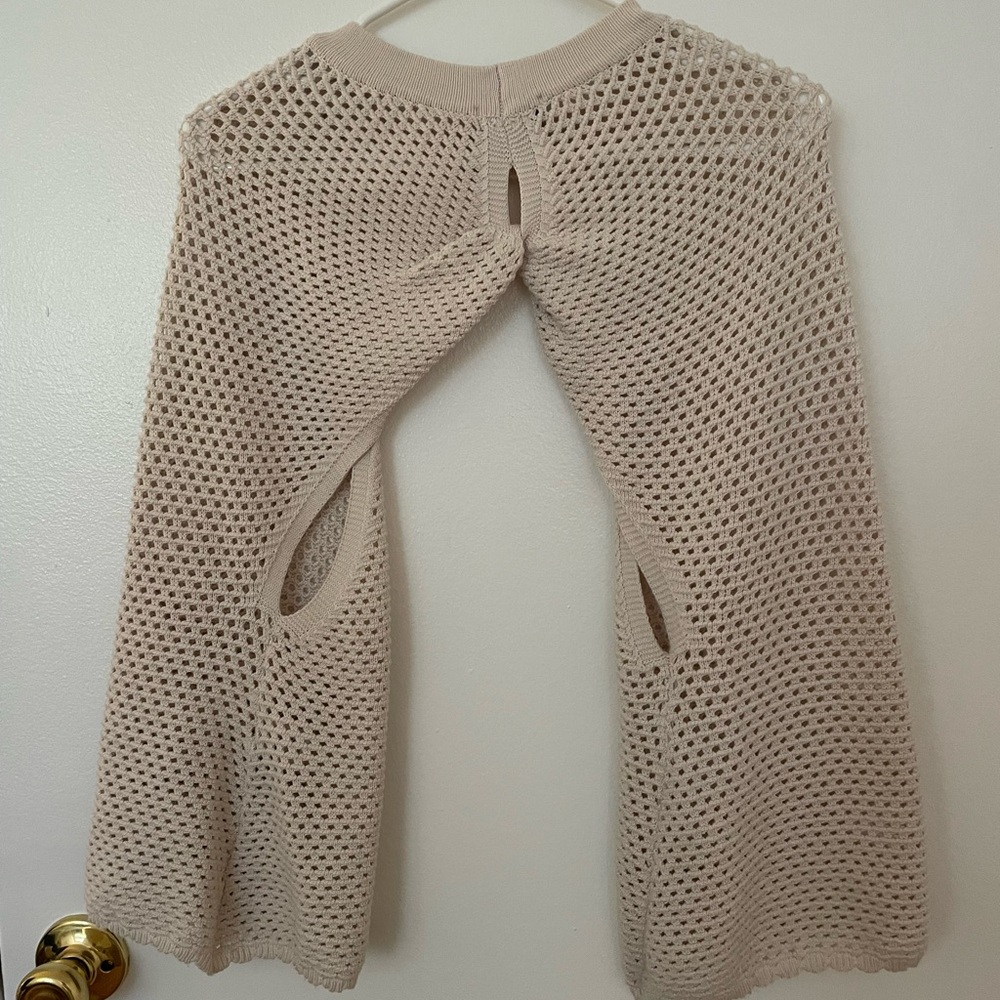 Anthropologie Crochet Shrug